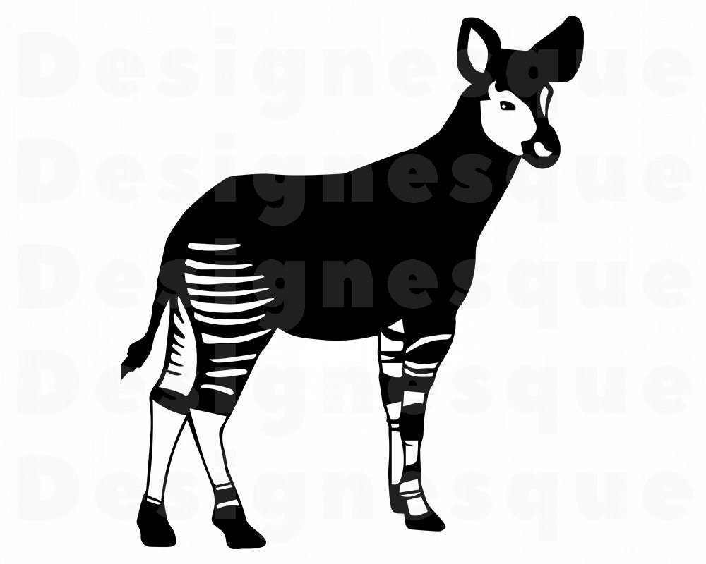 Plantilla De Okapi Para Imprimir Loca Tel